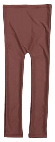 Hitzefreies Lockenstab-Stirnband, Leggings-Form, elastisch, reduziert Spliss, Haar-Styling-Tool für den Schlaf (Braun)