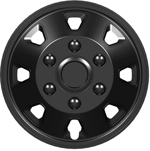 Radkappen Radzierblenden kompatibel mit VW California Itah 16 Zoll Schwarz 4 Stück