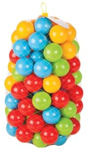 JAMARA 460267 - ø 90 mm 460267-Bälle für Bällepool Happy VE100-Ballgröße Ø 90mm, Bälle in 4, Weichkunststoff
