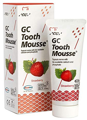 Dental Gods Gc Zahnmousse, Erdbeergeschmack , 40 G (1Er Pack)