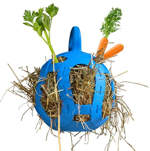 Horsemen's Pride Jolly Hay Ball Stall Toy for Horses, Blue