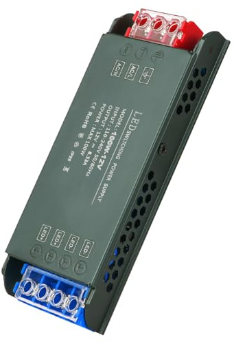 URAQT LED Trafo 12V 100W, LED-Treiber Netzteil 230v AC auf 12v DC, LED Transformator kein Rauschen -8.33A Adapter Konstantspannung für Beleuchtung, Ultradünn NiedervolttrafoTrafo, Überlastschutz