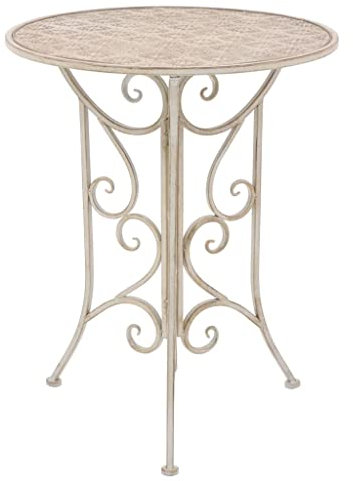 KTHLBRH 3-TLG. Bistro-Set Stahl Weiß Terrassenmöbel-Sets Outdoor-Möbel-Sets Gartenmöbel-Sets für Gärten, Terrassen und Balkone