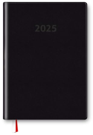 Terminplaner 2025 A4 von Grupo Erik - A4 Planer 2025 mit Wochenansicht und Terminvergabe von Januar bis Dezember auf English