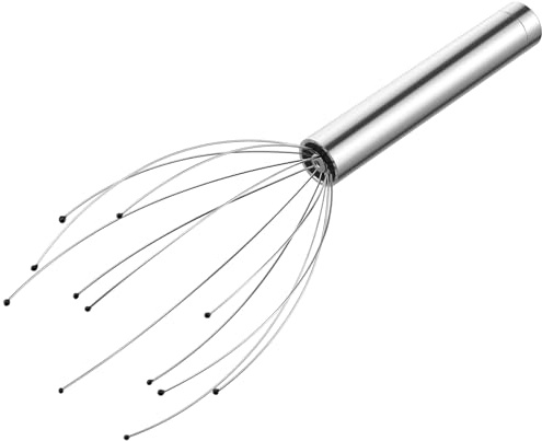 KOCKSHION Masajeador Eléctrico De Cabelludo Función De Estimulación El Crecimiento Del Cabello Relajación Del Estrés y Estimulación Del Cabelludo Adecuado Para Hombres y Mujeres