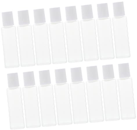 HOLIDYOYO Lot De 25 Mini Bouteilles De Voyage En Pp 30ml Bouchon Étanche, Flacons Vides Portables Pour Solution Liquide, Fournitures Pour Lentilles De Contact, Pour Déplacements Et Voyages