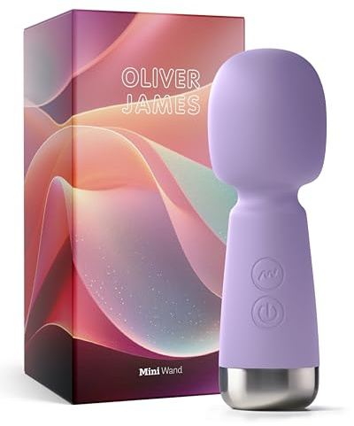 Oliver James Vibrator for Women - Mini Vibrator Wand Adult Sex Toys and Adult Toys for Women | 5 Patterns and 5 Speeds Sex Toys | Sex Toy and Gifts - Pastel Lilac
