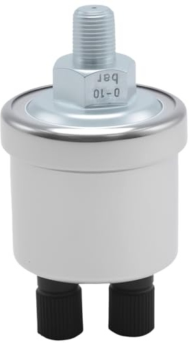 Ollanoos Sensore di pressione olio generatore 0-10 bar con filettatura 1/8 NPT, monitoraggio preciso della pressione per unità diesel, uso universale dalla fattoria all'agricoltura