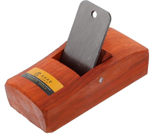 Yardenfun Pialla a Mano per Legno Mini 108mm in Legno Naturale Lama in Acciaio Resistente Pialla Portatile per Falegnameria Utensile Manuale per Taglio e Lucidatura Professionale