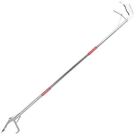 Schlangenzange – faltbares Fangwerkzeug aus Edelstahl | Mehrzweck-Tonabnehmer | langlebiges Outdoor-Handling-Zubehör für Hinterhof, Garten, Ranch, Park, Wandern, Müllsammlung, Sicherheit
