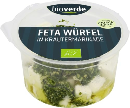 Bio Feta-Würfel mit Kräuter-Marinade 6 x 125 g