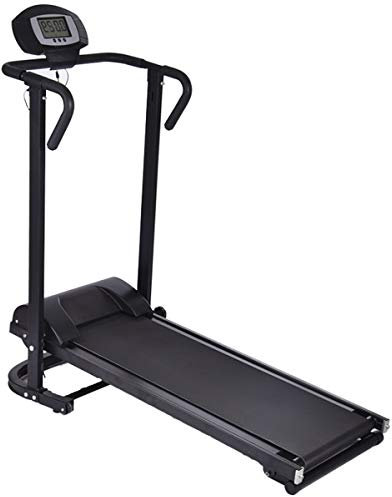 ZXLLAFT Faltbares Laufband, Nicht elektrische Laufmaschinen-Laufbänder, tragbarer Fitness-Lauf- / Lauftrainer mit LCD-Bildschirm