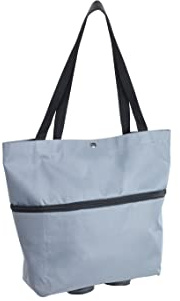 Maximex Chariot de Courses 3-en-1, Aide aux Courses repliables, Shopper & Trolley Mobile pour Un Transport aisé, Compartiment de Transport de 20 litres/capacité de Charge de 10 kg