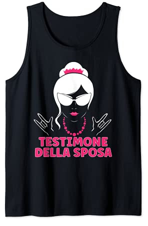 Testimone Della Sposa Divertenti Regalo Amiche Gadget Canotta