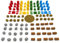 BGExpansions Komplettes Tzolk'in/Tzolkin-Upgrade-Paket – 117 Teile, ZLKN002