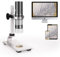 Cainda 4K 3840x2160p WiFi Digital Mikroskop Kamera mit justierbarem Metallständer, drahtloses tragbares Mikroskop für iPhone Android Telefon und Windows Mac PC