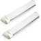 BrightArk 2G11 PLL Lampe LED Éclairage 9W 220V Blanc Chaud 3000K 4-Pin Tube Lampe Culot à Broches 700 Lumens Angle de Rayonnement 160° Replacement for Conventional 18W Compact Fluorescent Lamp
