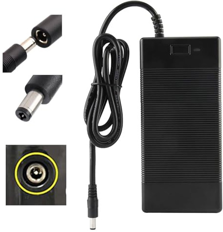 Ladegeräte Für Scooter, E Scooter Ladegerät, 36 Volt 42V 2A AC Netzteil Fahrrad, Hoverboard Ladekabel Hoverboard Akku Elektroroller Ladegerät für Scooter Elektrisch (DC 5,5)