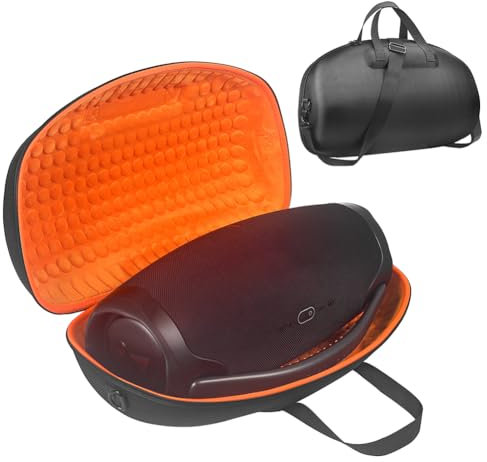 Funda rígida de transporte para J-BL Boombox 3, bolsa protectora con mini bolsa de accesorios y hombro, bolsa de almacenamiento portátil de viaje