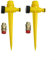 Ugelli dello spruzzatore dell'acqua del giardino, ugello agricolo dell'irrigatore, picco dell'irrigatore del prato inglese del metallo 2 ugelli spruzzatore del giardino a 360 gradi