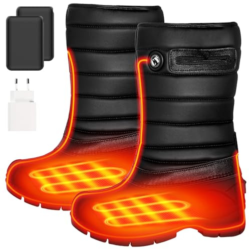 CYCYHEAT Beheizte Schneestiefel Damen & Herren mit 6000mAh Akku
