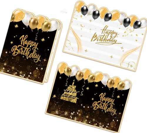 Handgefertigtes Gästebuch mit Aufschrift Happy Birthday, Nachrichten, Andenken, Buch, Unterschriften, Gästebuch für Familie, Freunde, handgefertigte Geburtstagskarte für Familie