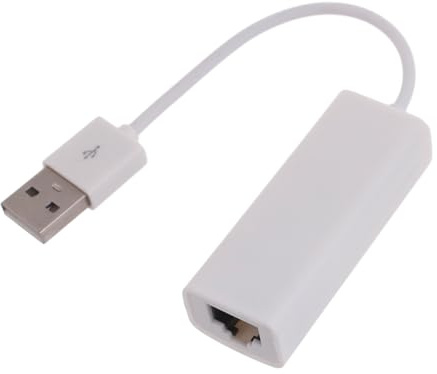 Ljmyy Adaptador USB 2.0 a Ethernet, adaptador Ethernet RJ45 RTL8152B Chip tarjeta de red externa, redes portátiles Devi tarjeta de red cableada