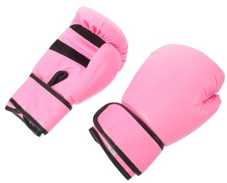 ibasenice Barns Boxningshandskar för Flickor och Pojkar Justerbara Sparringhandskar med Stötdämpande för Kickboxning Muay Thai och Mma Träning Rosa