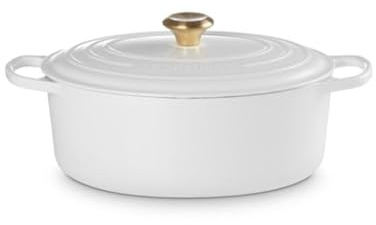 Le Creuset Signature Poêle ovale Blanc 31 cm