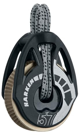 HARKEN 57 mm Carbo T2 Auto Ratsche Block – 1,5 x Grip