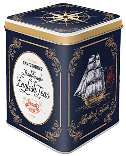 Nostalgic-Art Contenitori da tè retro, Traditional English Teas – Idea regalo per la cucina, per tè sfuso e bustine di tè, Design vintage, 100 g