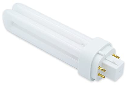 lumenivo 18 Watt Replacement for CFL Bulbs T4 G24Q-2 4-PIN Base Tube - 2700K Warm White - 383299 - for Bathroom Bulbs, Coleman Laterns, Indoor and Outdoor Fixtures - 1 Pack