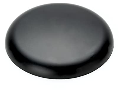 ORION LIGHTSTYLE Extra Flache Abdeckung Verteilerdose PVC schwarz Baldachin Deckendose Abschluss, rund, 100mm