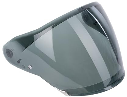 Visière HJC HJ39 compatible avec le casque jet RPHA 31, FORTEMENT TEINTÉE