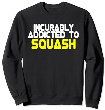 Squash Trainer Squash Spruch Outfit Squash Spieler Sweatshirt