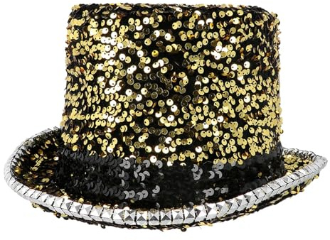 Boland - Sombrero con lentejuelas y tachuelas