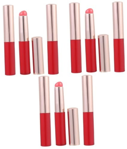 FRCOLOR 9stücke Tragbarer Lippenpinsel Mit Abdeckung Multifunktionales Make-up Werkzeug Für Lippenstift Concealer Und Für Die Wert Präzise Anwendung Legen