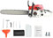 58cc Benzin Kettensäge Gas Kettensäge mit 50.8 cm Bar Automatischer Öler 2-Takt-Motor Vollständiges Zubehör-Kit Handheld Gas Power Kettensäge für Holzschneiden 20 Zoll