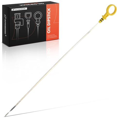 A-Premium 2.8L 3.6L Engine Oil Dipstick Compatible with Chevrolet Malibu, Traverse & GMC Acadia & Buick Enclave, Lacrosse, Rendezvous & Cadillac CTS, SRX, STS & Pontiac G6 & Saturn Aura, Outlook