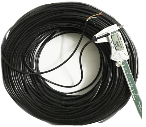 BADIKA Fili e Cavi UL (PVC) Cavo inguainato Multi-Core da 30 Metri 26AWG Filo Morbido Linea di Controllo del Segnale a 7 Core Diametro Esterno 4,8 mm Cavo di Comunicazione U+S+B