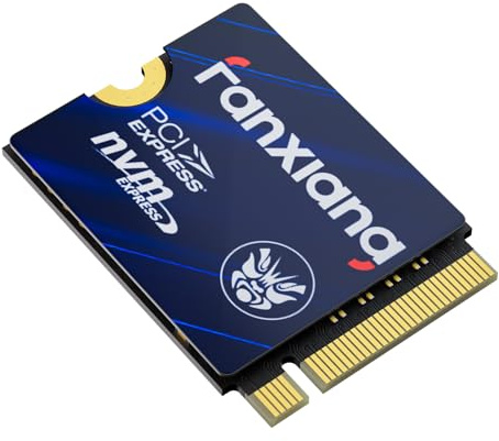 fanxiang 500GB SSD Disco Duro SSD 2230 Interno NVMe 500 GB,M.2 2230 PCIe 4.0-4850 MB/s de Lectura, 1900 MB/s de Escritura -Compatible con Ultrabook/Steam Deck/ROG Ally/Surface Pro 9