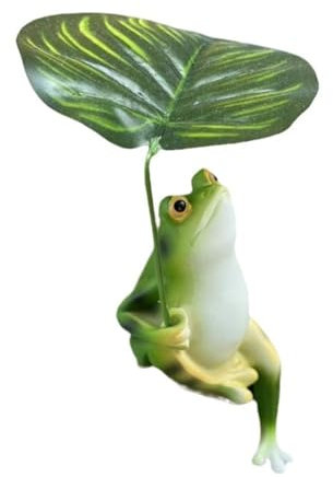 ShiPRRYa Figurine de pêche décorative pour étang de jardin en résine - Mini étang - Décoration de jardin pour l'extérieur - Nains de jardin pour l'extérieur - Statue de jardin