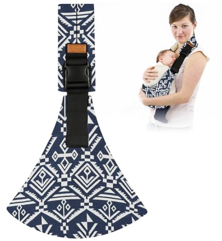 AOOWU Bärsele, bärsele för baby, bärsele för småbarn, babywrap med justerbara axelremmar, barnrem babysida med axelrem, babysele för nyfödda till småbarn