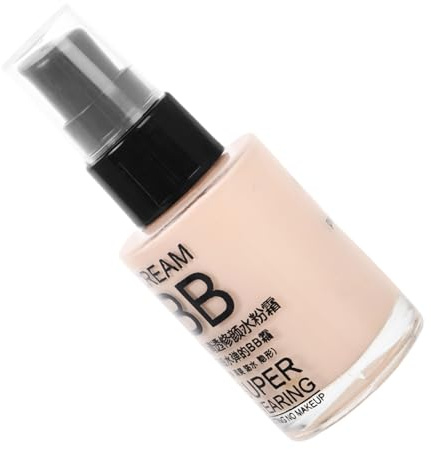 WOONEKY Feuchtigkeitsspendende Foundation Balsam Getönte Creme 1001 Helles Beige Volle Deckkraft Leichter Makeup Concealer mit Lsf Langanhaltend für Empfindliche Haut