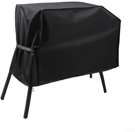 Durashmall Copertura impermeabile per griglia Oxford 600D, 109,2 x 62,2 x 78,7 cm, resistente agli strappi, per barbecue da 55,9 e 43,2 cm, con cappuccio e supporto, adatta alla maggior parte dei