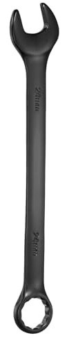 QUARKZMAN Llave Combinada Métrica 24mm 12 Puntos Caja Y Extremo Abierto Llaves De Doble Extremo Herramientas Para Reparaciones De Automóviles Maquinaria Y Bricolaje En El Hogar Negro