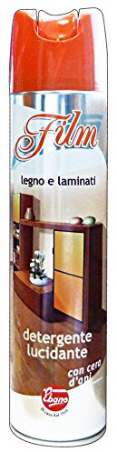 Ebano, Cera d'api per legno e laminati, Spray detergente e lucidante per mobili, protegge lucida e deterge mobili in legno e superfici moderne, 400 ml