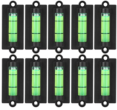 Packung mit 10 Mini-Quadrat-Wasserwaagen mit hoher Präzisionsstufe für Bildaufhängungen, Stative, Maschinen und Kameras