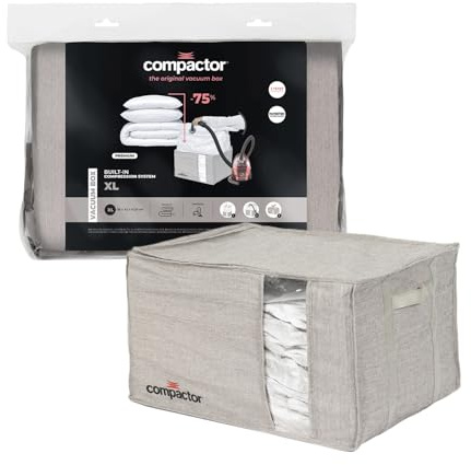 Compactor – Housse de rangement sous vide Oxford Taille XL – Très grande capacité - Rangement couettes vêtements et oreillers