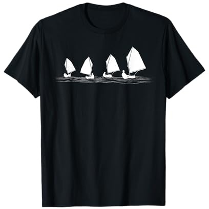 Dinghy Boot Opti Segeln Rennen T-Shirt